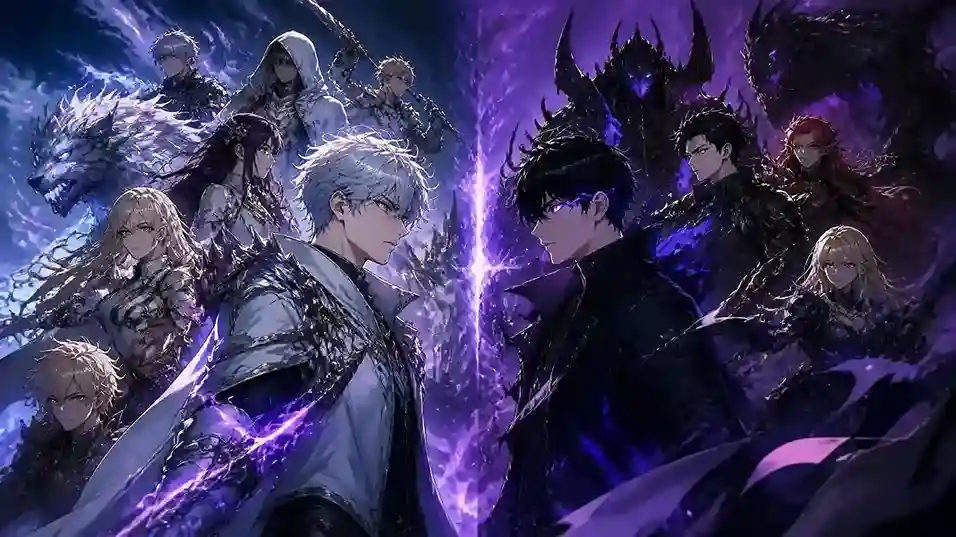 Solo Leveling Ragnarok new characters vs Sung Jinwoo roster illustration